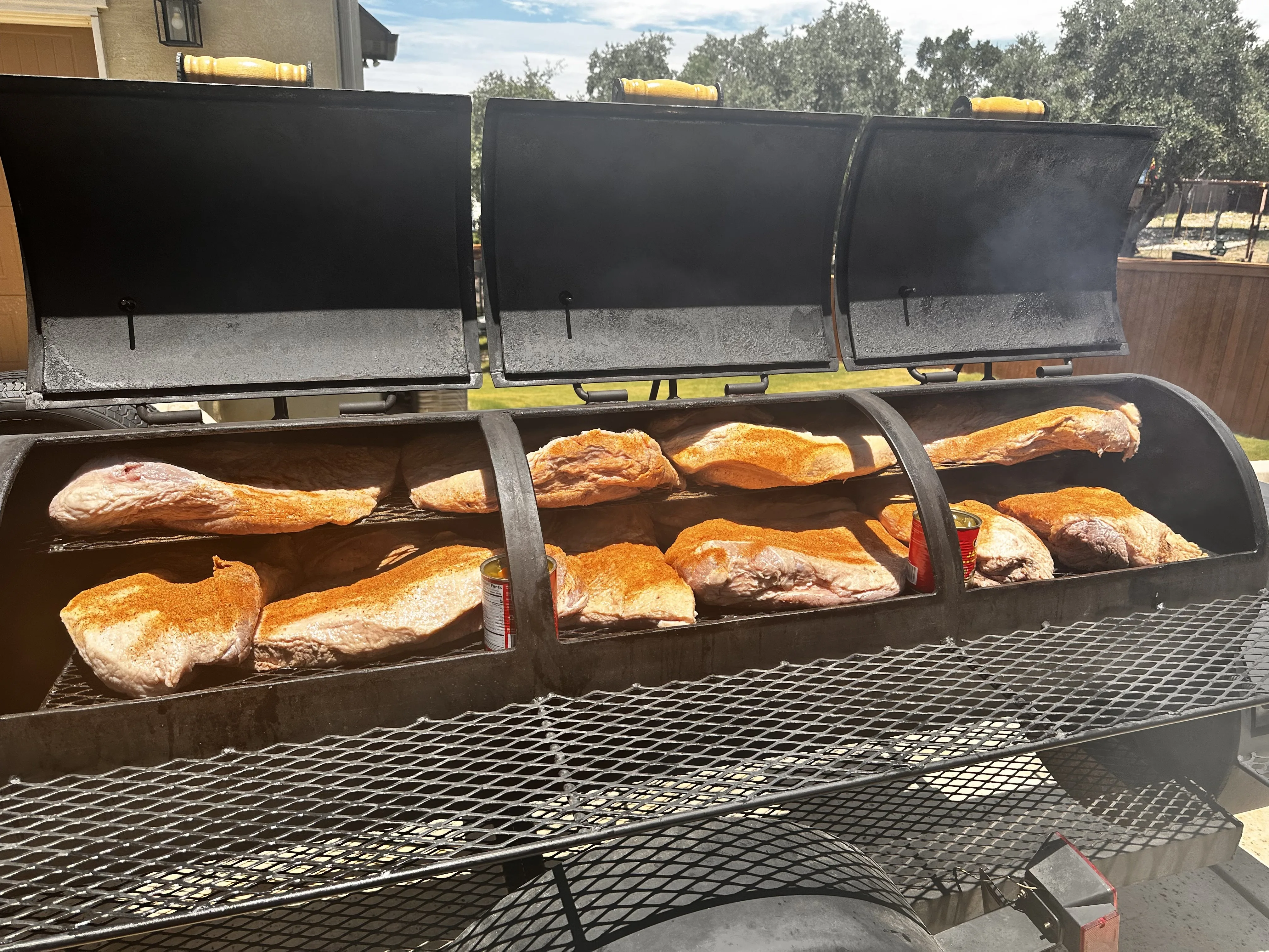 Smoked brisket close-up