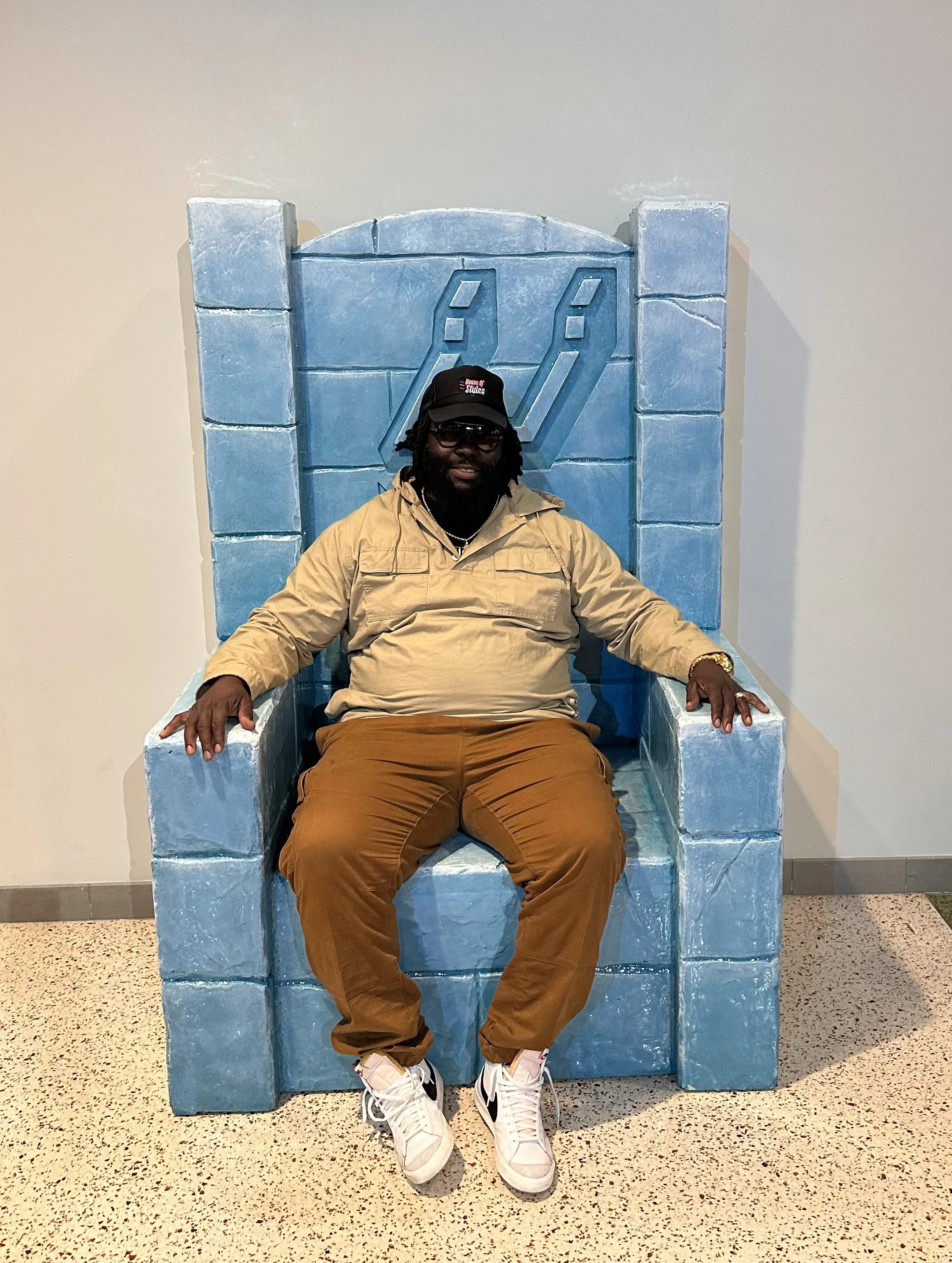 Willie Scott with catering setup